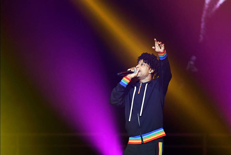 21 Savage Super Bowl Music Fest Wallpaper