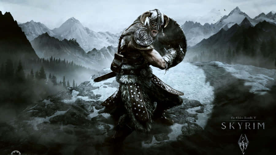 2560 X 1440 Skyrim Laat Dovahkiin Vikings Wallpaper