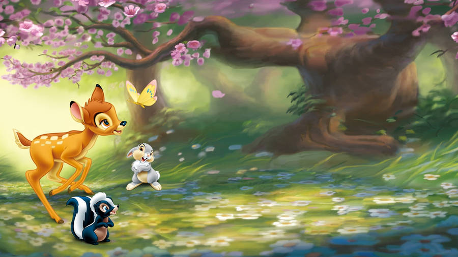 2560x1440 Disney Bambi And Friends Wallpaper