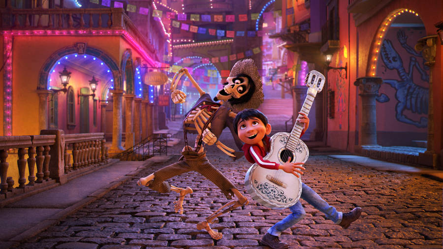 2560x1440 Disney Miguel And Hector Wallpaper
