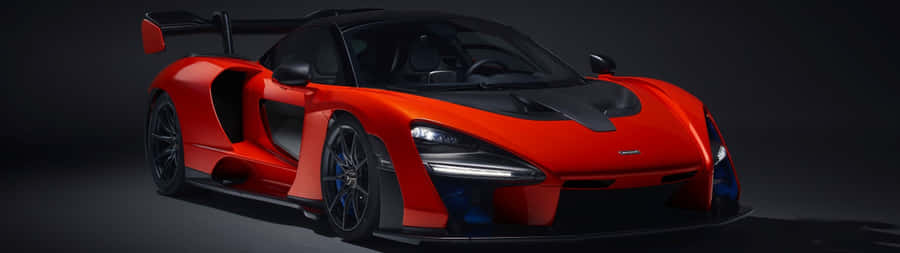 2732 X 768 Red Mclaren Wallpaper