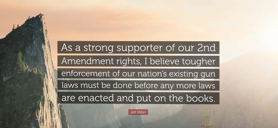 2nd Amendment Saying Wallpaper