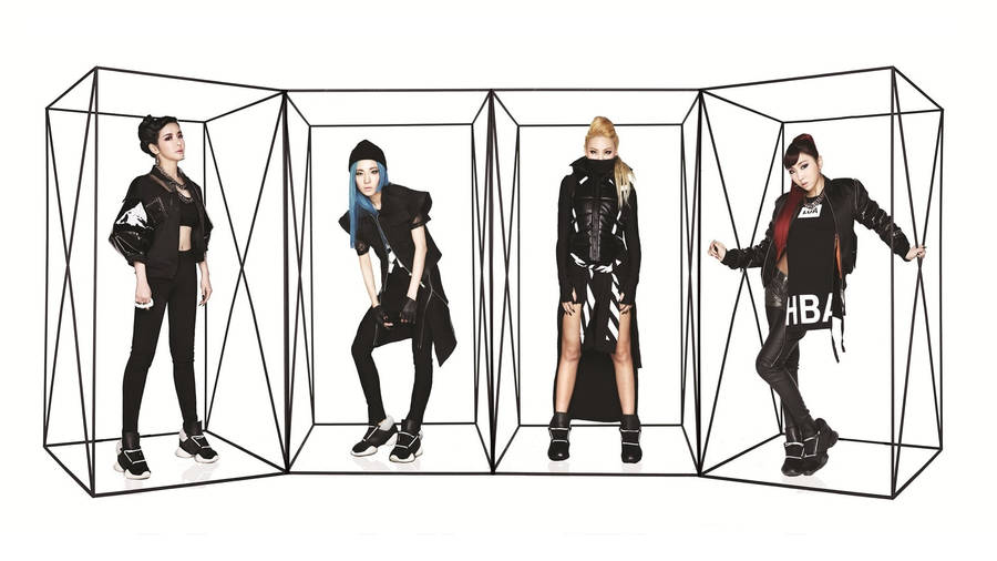 2ne1 Crush Poster Wallpaper
