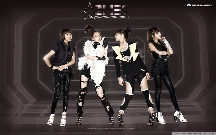 2ne1 Fire Album Cover Wallpaper