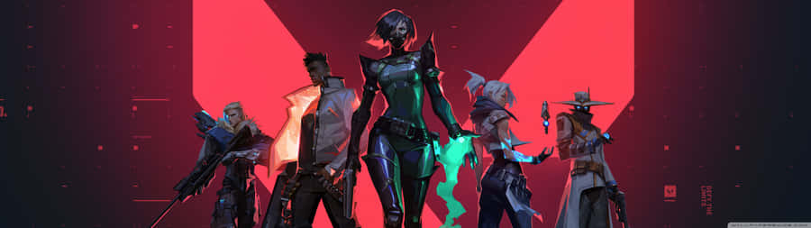 3840 X 1080 Gaming Valorant Wallpaper