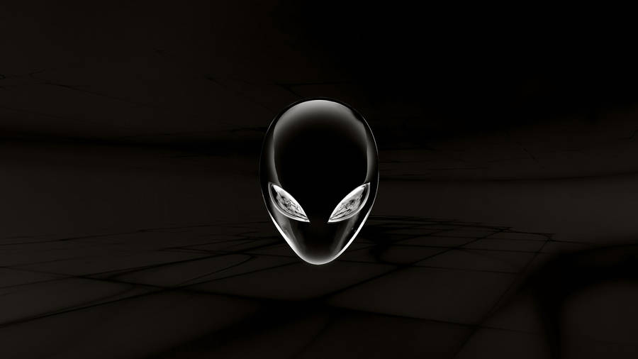 3840x2160 Alienware White Outline Wallpaper