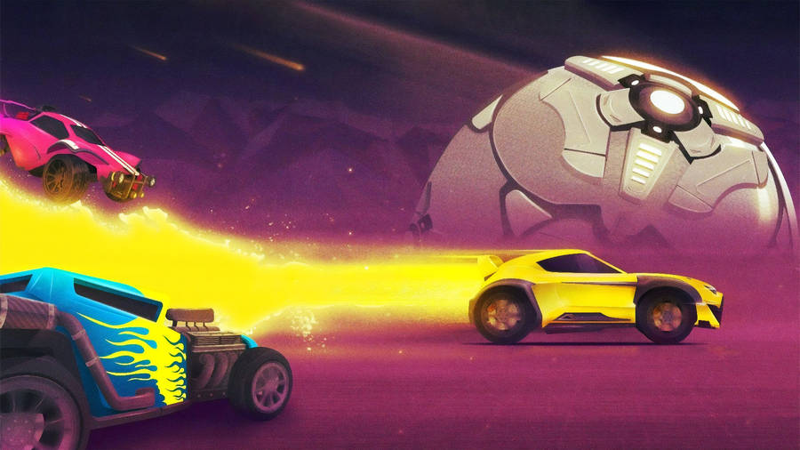 3840x2160 Rocket League Vinyl Gate Out 4k, Hd Games, 4k Wallpaper Wallpaper