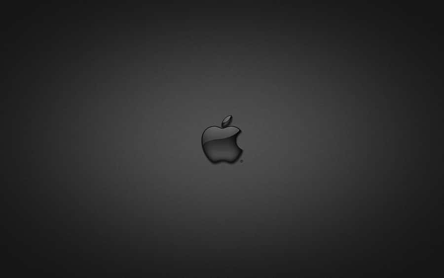 3d Black Apple Logo Wallpaper