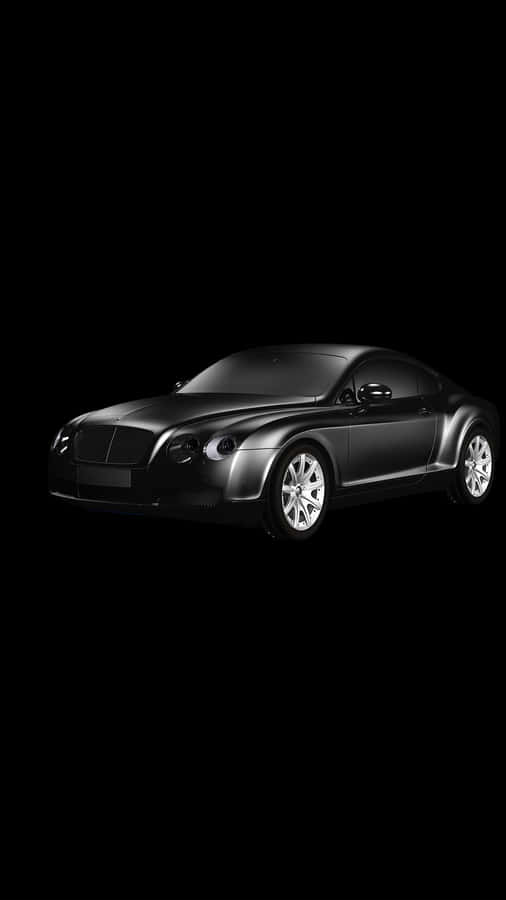 3d Black Bently Iphone Wallpaper