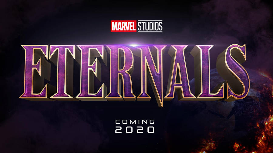 3d Eternals Logo Poster Wallpaper