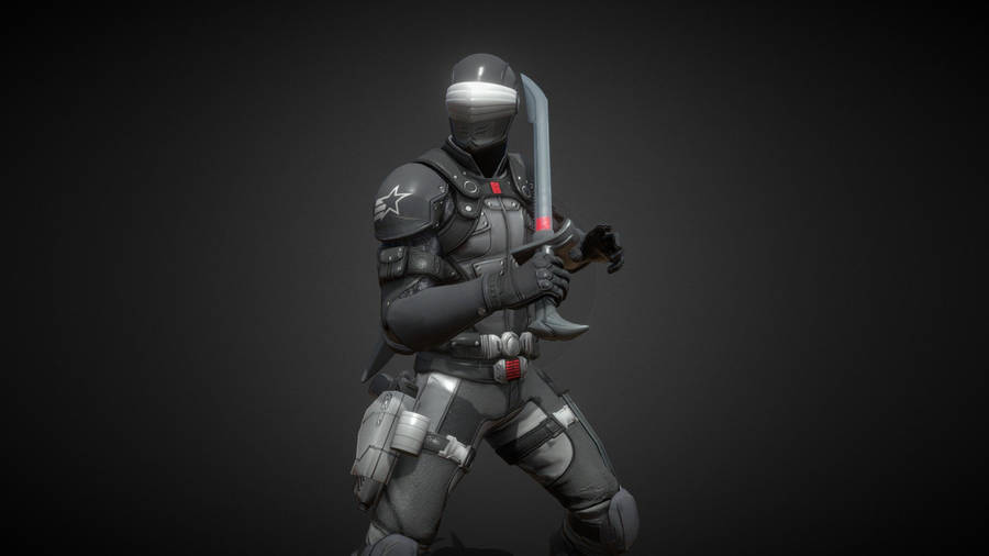 3d Snake Eyes In Gray Wallpaper