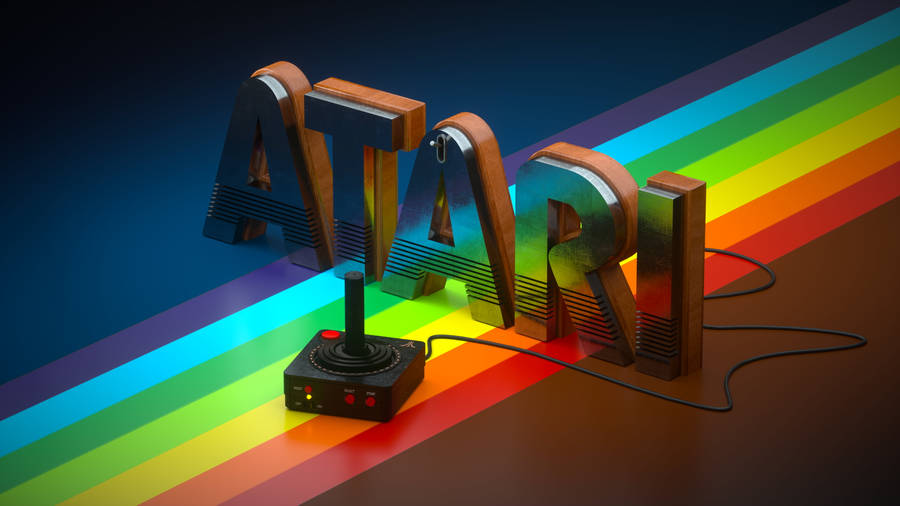 4d Ultra Hd Atari Logo Wallpaper