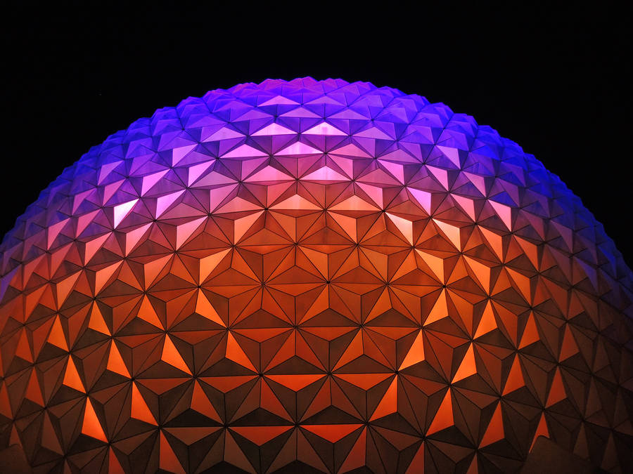 4d Ultra Hd Epcot Sphere Wallpaper