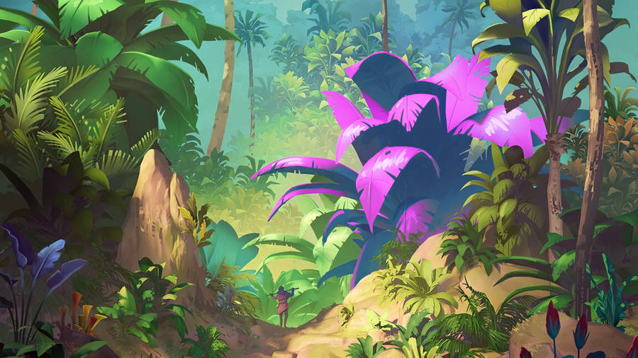 4d Ultra Hd Jungle Forest Wallpaper