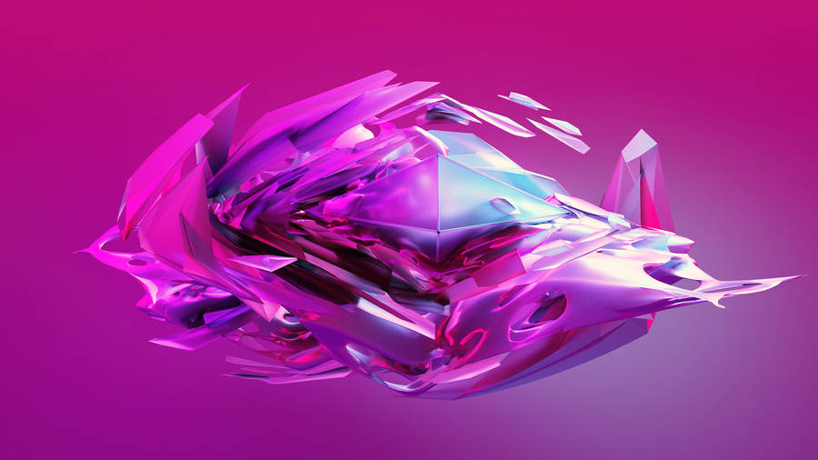 4d Ultra Hd Pink Liquid Wallpaper