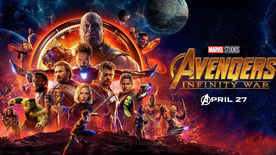 4k Avengers Infinity War Poster Wallpaper