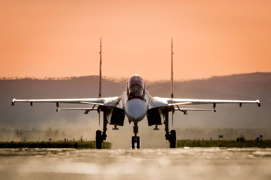 4k Fighter Plane Take Off Wallpaper