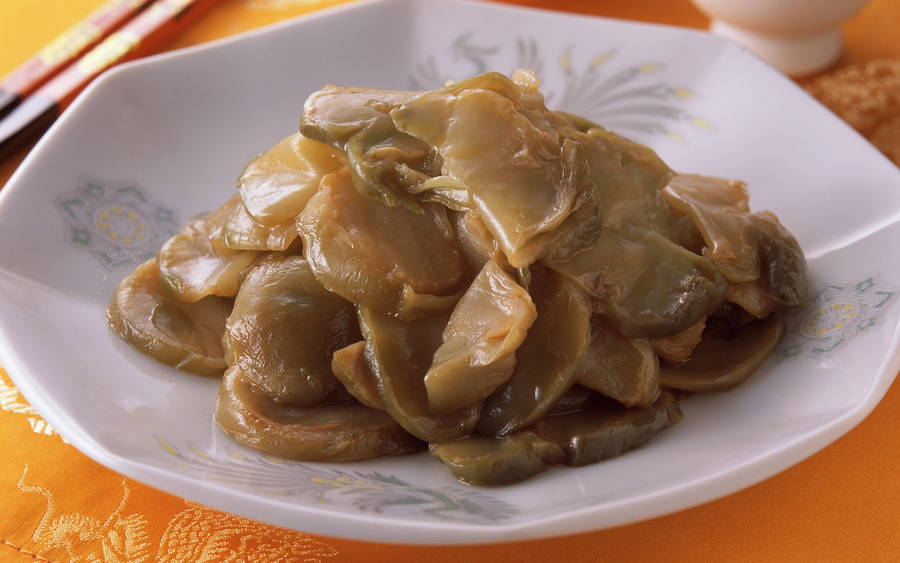 4k Food Pickled Mustard Plant Wallpaper