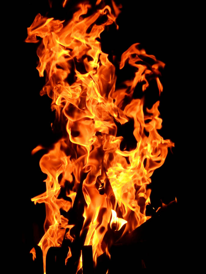 4k Iphone 6 Plus Flames Wallpaper
