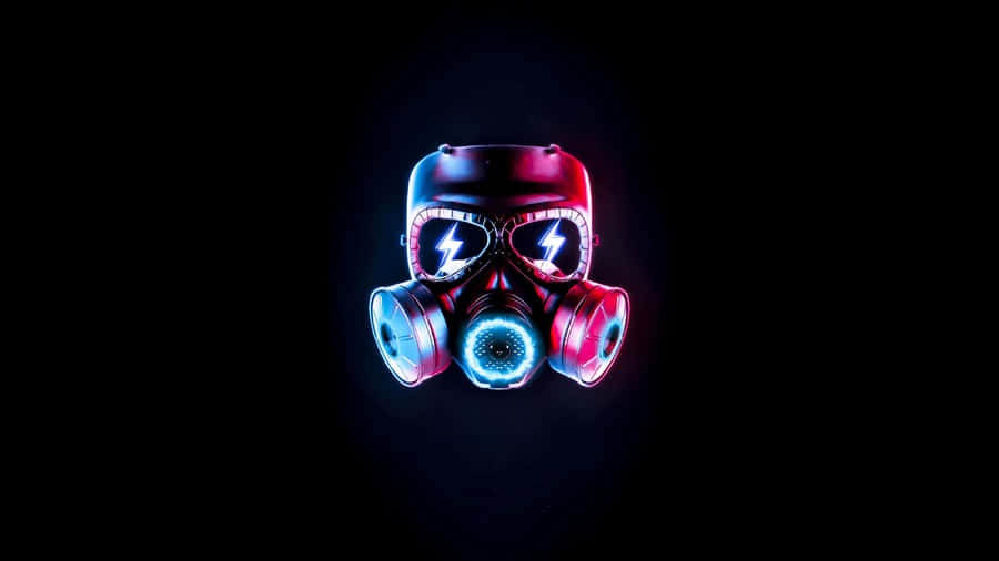 4k Mask Retro Gas Mask Wallpaper