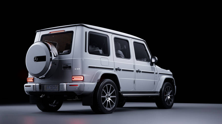 4k Mercedes-benz G Class In Black Wallpaper