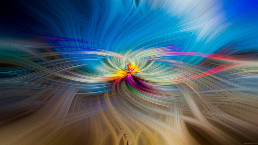 4k Moving Abstract Flower Design Wallpaper