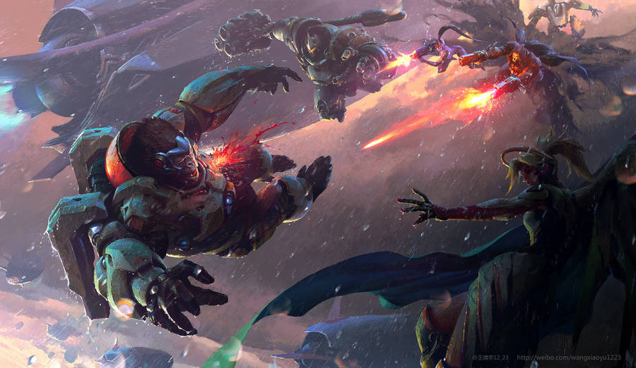 4k Overwatch Realistic Battle Wallpaper