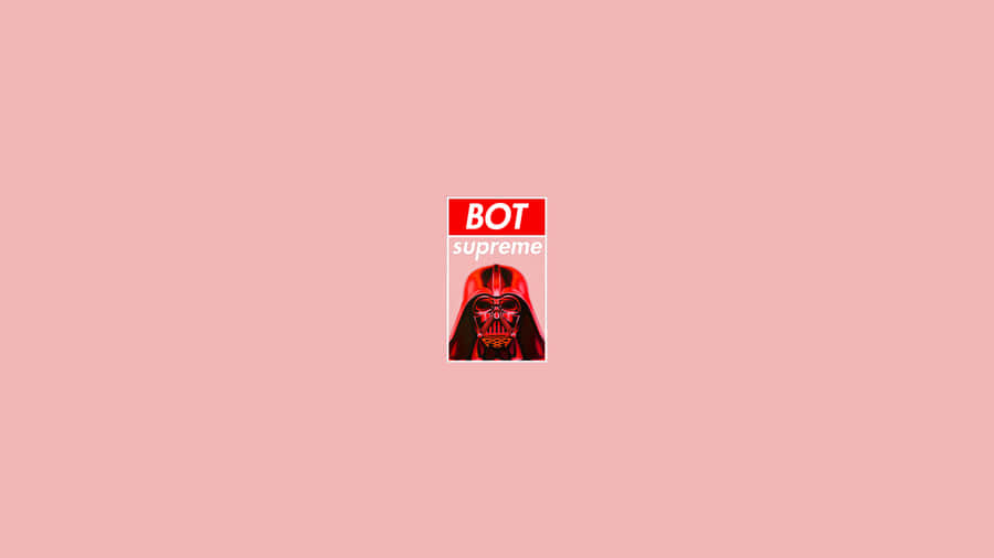 4k Supreme Darth Vader In Pink Wallpaper