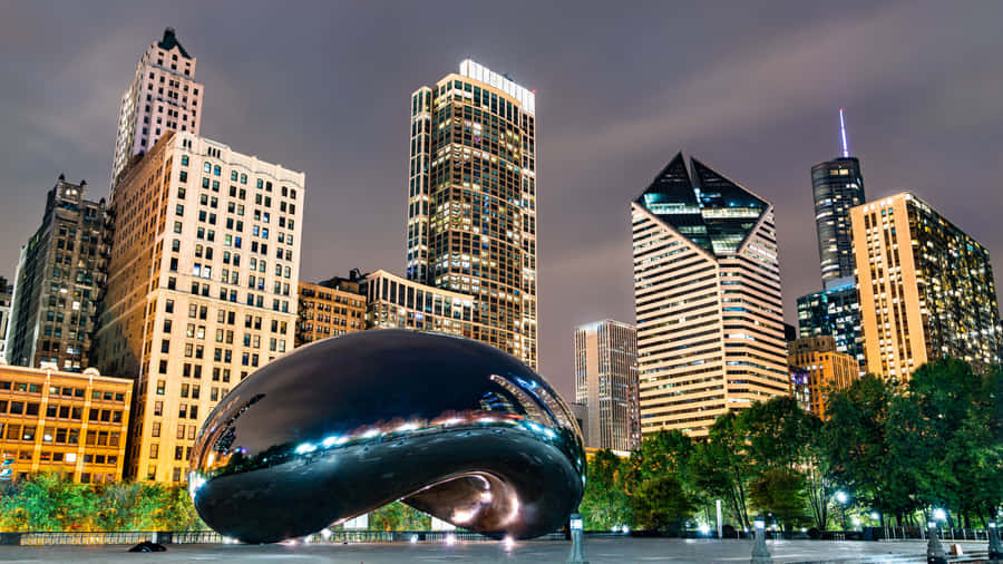4k Ultra Hd Chicago City Millennium Park Wallpaper