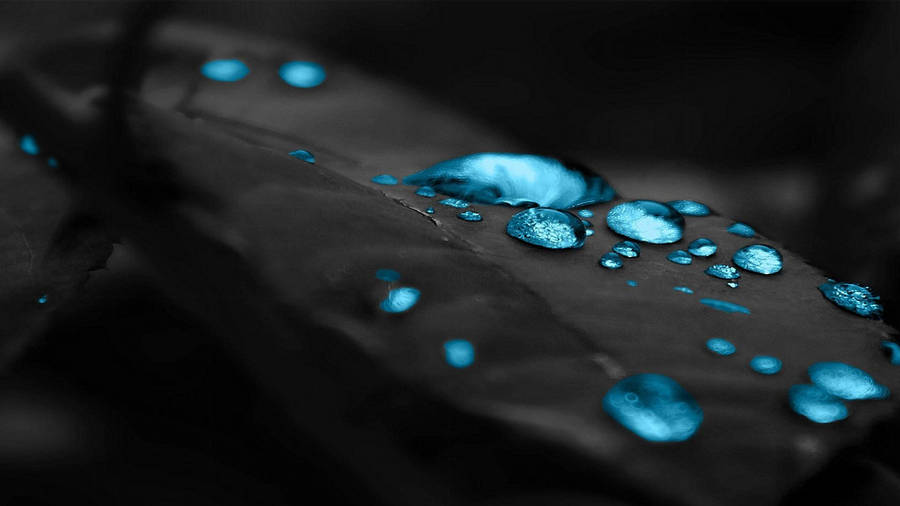 4k Ultra Hd Windows Blue Droplets Wallpaper