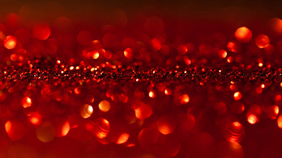 5k Hd Red Glitter Wallpaper