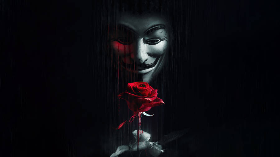 64k Ultra Hd Hacker Group Anonymous Mask Wallpaper