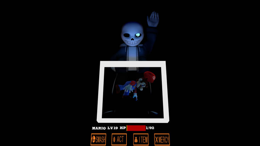 7680x4320 Sans In Smash! (undertale Wallpaper) : Undertale Wallpaper