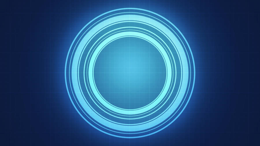 8k 7680x4320 Ultra Hd Resolution Desktop Blue Circle Wallpaper