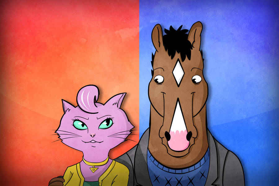 9000x6000 Bojack Horseman And Carolyn Wallpaper, Hd Tv Series 4k Wallpaper
