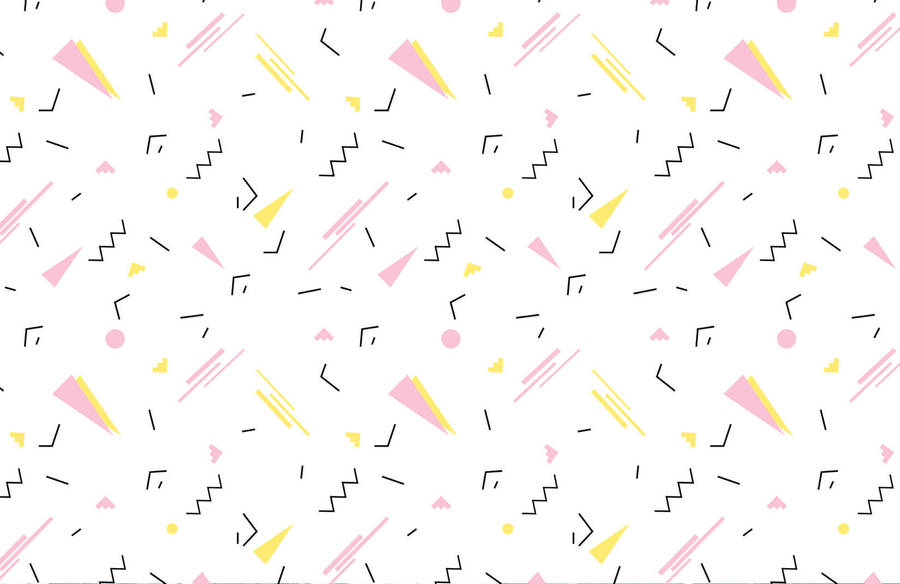 A 90s Geometric Minimalism Wallpaper