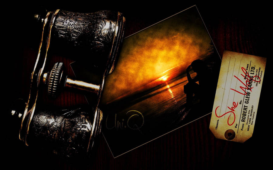A Beautiful Antique Binocular That Has Stood The Test Of Time. Wallpaper