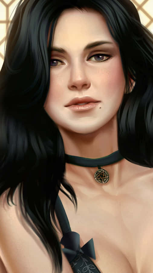 A Beautiful Girl With A Big Smile On Her Face. Wallpaper