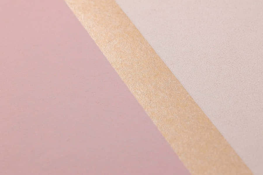 A Beautiful Golden And Light Pink Color Spectrum. Wallpaper