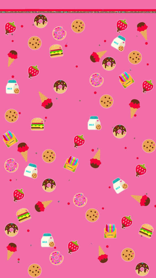 A Big, Adorable Eyes Emoji Wallpaper
