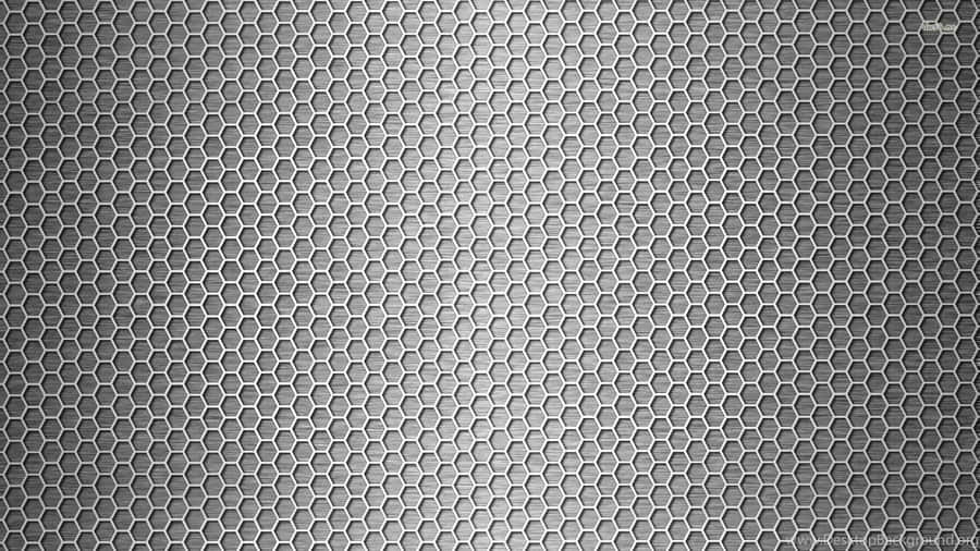 A Black And White Background With A Pattern Of Hexagons Wallpaper