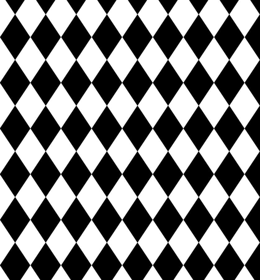 A Black And White Geometric Pattern Wallpaper
