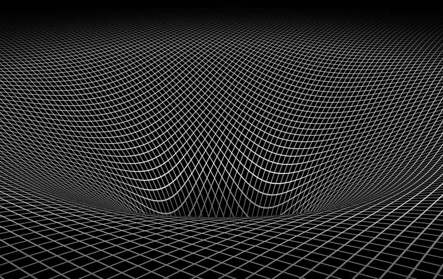 A Black And White Image Of A Geometric Pattern Wallpaper