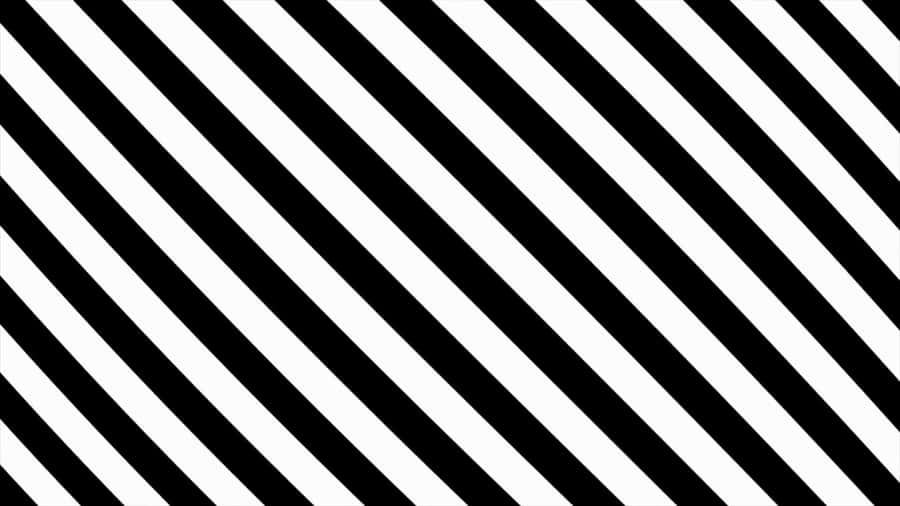 A Black And White Striped Pattern Wallpaper