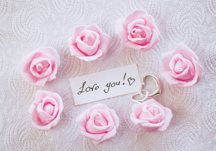 A Bloom Of Love: Romantic Rose Wallpaper