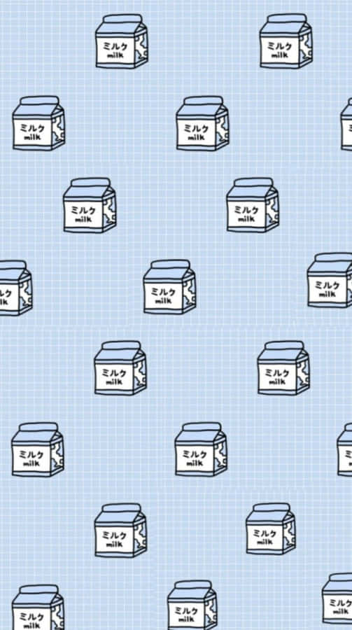 A Blue Background With A Pattern Of Boxes Wallpaper