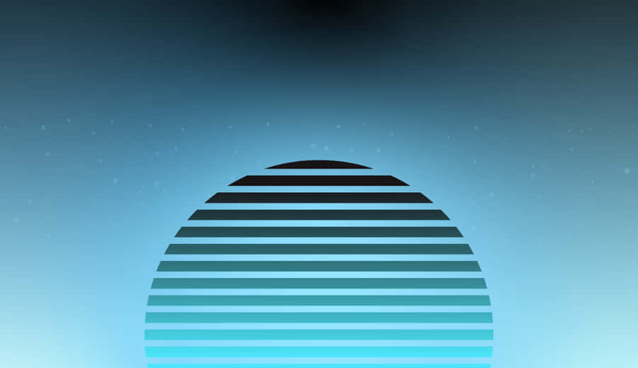 A Blue Egg With A Blue Background Wallpaper