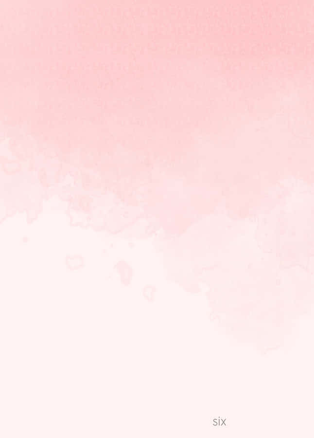 A Breathtaking Pink Watercolor Painting. Wallpaper