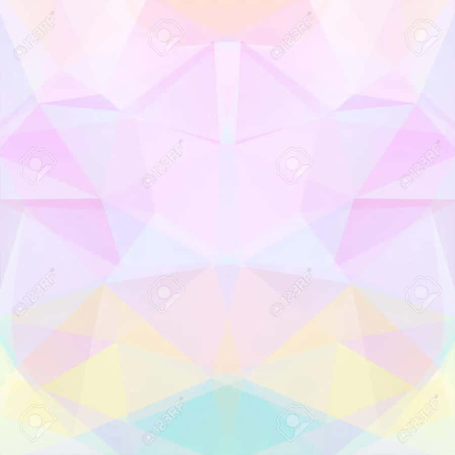 A Bright And Colorful Abstract Wall Art Wallpaper