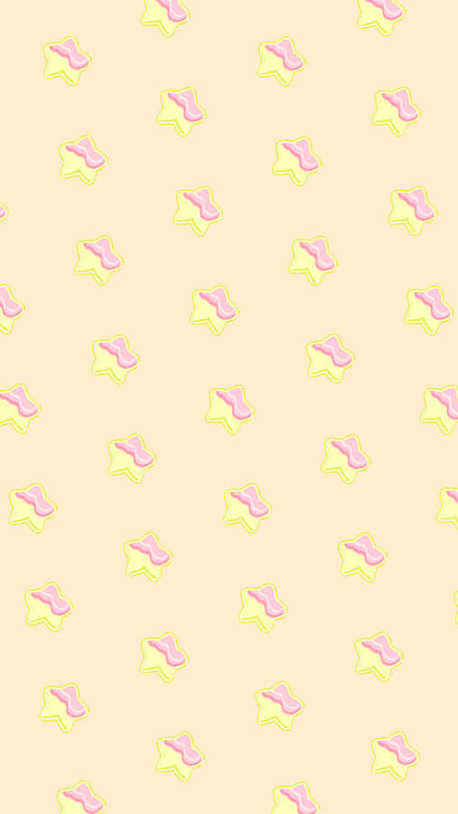 A Bright Yellow Bow Is The Perfect Way To Add A Little Kawaii Flair To Your Look. Wallpaper